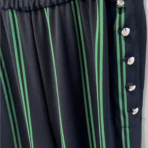 Ralph Lauren Striped Belted Jumpsuit Navy And green - Picture 2 of 7